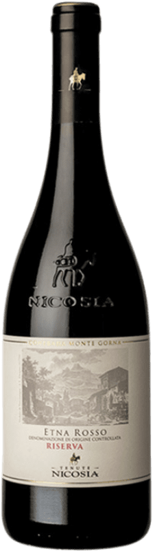 31,95 € Free Shipping | Red wine Nicosia Monte Gorna Cru Wines Vecchie Viti rosso Reserve D.O.C. Etna Sicily Italy Nerello Mascalese, Nerello Cappuccio Bottle 75 cl