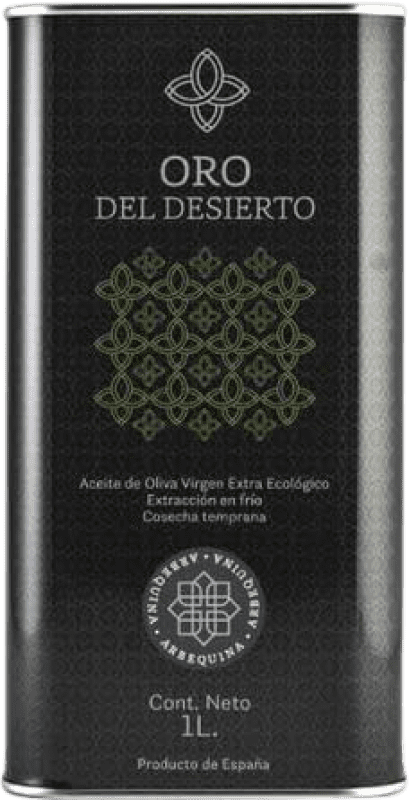 47,95 € Kostenloser Versand | Olivenöl Oro del Desierto Arbequina Spezialdose 1 L