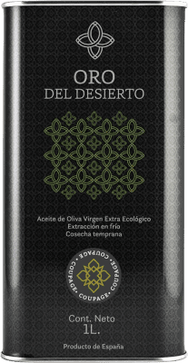 21,95 € Spedizione Gratuita | Olio d'Oliva Oro del Desierto Coupage Lattina Speciale 1 L