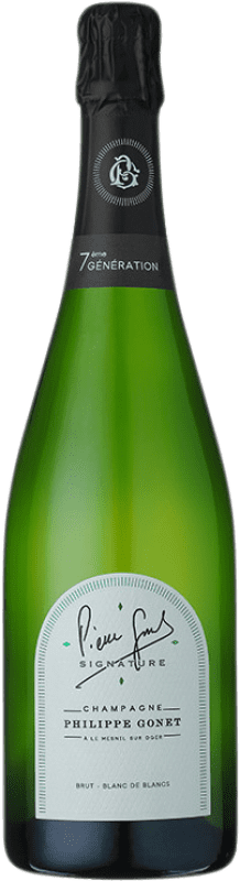 65,95 € Envío gratis | Espumoso blanco Philippe Gonet Blanc de Blancs Signature Brut A.O.C. Champagne Champagne Francia Chardonnay Botella 75 cl