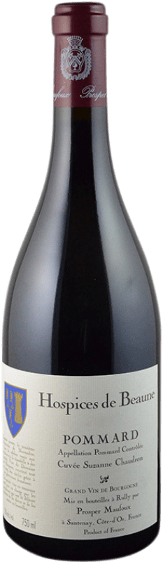 155,95 € Spedizione Gratuita | Vino rosso Prosper Maufoux Hospices de Beaune Cuvée Suzanne Chaudron A.O.C. Pommard Borgogna Francia Pinot Nero Bottiglia 75 cl