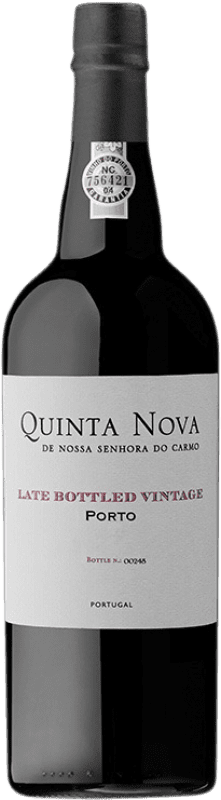 25,95 € Envío gratis | Vino generoso Quinta Nova LBV I.G. Porto Oporto Portugal Touriga Nacional, Tinta Barroca Botella 75 cl
