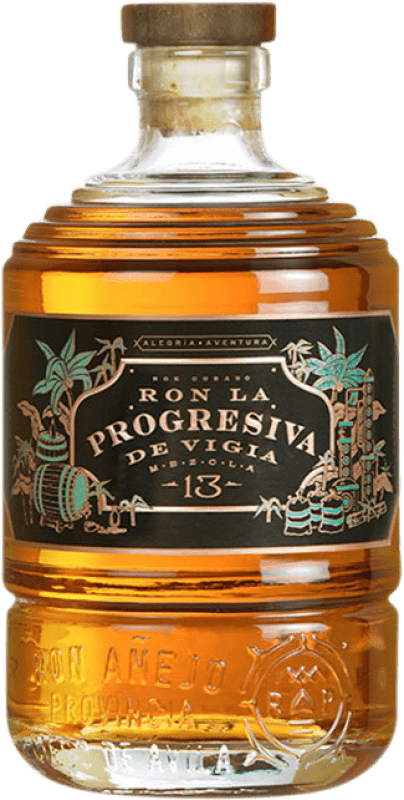 45,95 € Бесплатная доставка | Ром Vigía La Progresiva Mezcla 13 Куба бутылка 70 cl