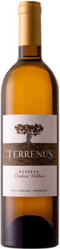 18,95 € Envio grátis | Vinho branco Rui Reguinga Terrenus Vinhas Velhas Branco Reserva I.G. Alentejo Alentejo Portugal Malvasía, Bical, Tamarez Garrafa 75 cl