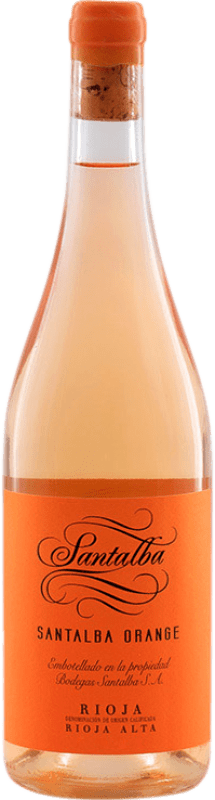 9,95 € Envío gratis | Vino blanco Santalba Orange D.O.Ca. Rioja La Rioja España Viura Botella 75 cl