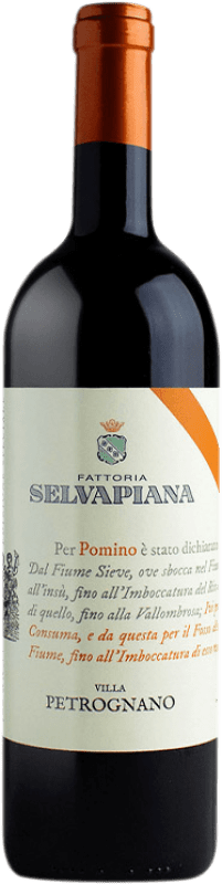29,95 € 送料無料 | 赤ワイン Selvapiana Villa Petrognano Roso D.O.C. Pomino トスカーナ イタリア Merlot, Cabernet Sauvignon, Sangiovese ボトル 75 cl