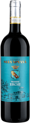 75,95 € 送料無料 | 赤ワイン Selvapiana Vigneto Erchi 予約 D.O.C.G. Chianti トスカーナ イタリア Sangiovese ボトル 75 cl