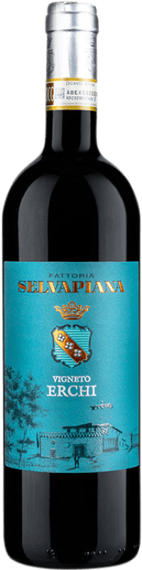 78,95 € Kostenloser Versand | Rotwein Selvapiana Vigneto Erchi Reserve D.O.C.G. Chianti Toskana Italien Sangiovese Flasche 75 cl