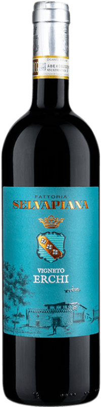 75,95 € Envío gratis | Vino tinto Selvapiana Vigneto Erchi Reserva D.O.C.G. Chianti Toscana Italia Sangiovese Botella 75 cl