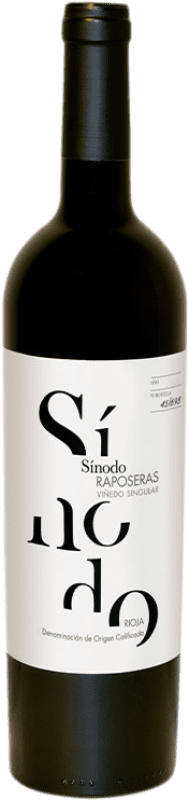 54,95 € Бесплатная доставка | Красное вино Sínodo Raposeras Viñedo Singular D.O.Ca. Rioja Ла-Риоха Испания Tempranillo, Grenache бутылка 75 cl