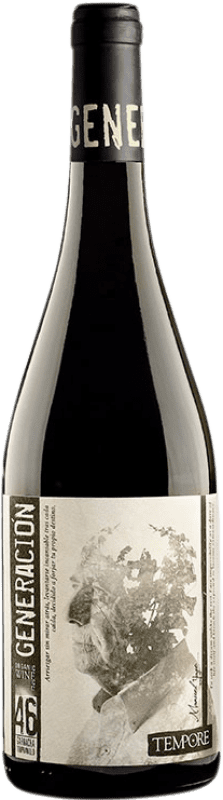 15,95 € Free Shipping | Red wine Tempore Generación 46 Garnacha y Tempranillo I.G.P. Vino de la Tierra Bajo Aragón Aragon Spain Tempranillo, Grenache Bottle 75 cl