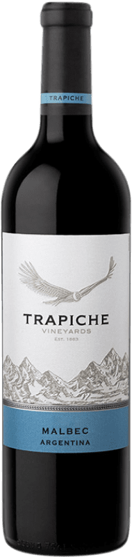 8,95 € Spedizione Gratuita | Vino Rosso Trapiche I.G. Mendoza Mendoza Argentina Malbec 75 cl
