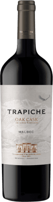 9,95 € 免费送货 | 红酒 Trapiche Oak Cask I.G. Mendoza 门多萨 阿根廷 Malbec 瓶子 75 cl