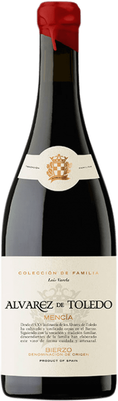 10,95 € Kostenloser Versand | Rotwein Arganza Álvarez de Toledo Colección de Familia D.O. Bierzo Kastilien und León Spanien Mencía Flasche 75 cl