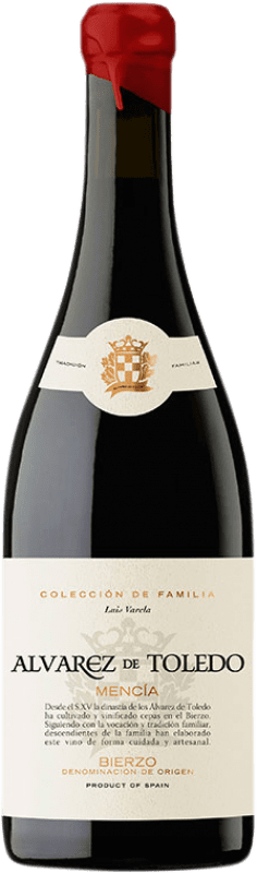 24,95 € Envio grátis | Vinho tinto Arganza Álvarez de Toledo Colección de Familia D.O. Bierzo Castela e Leão Espanha Mencía Garrafa 75 cl