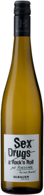 14,95 € Envío gratis | Vino blanco Emil Bauer No Sex Q.b.A. Pfälz Rheinhessen Alemania Riesling Botella 75 cl