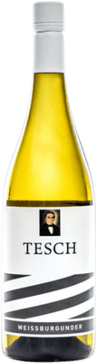 10,95 € Бесплатная доставка | Белое вино Tesch сухой Q.b.A. Nahe Rheinhessen Германия Pinot White бутылка 75 cl