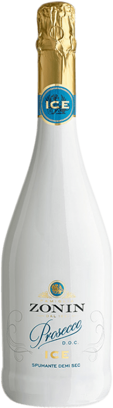 16,95 € Envío gratis | Espumoso Blanco Zonin Ice D.O.C. Prosecco Italia Glera 75 cl