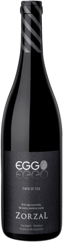 31,95 € Envio grátis | Vinho tinto Zorzal Eggo Tinto de Tiza I.G. Valle de Uco Mendoza Argentina Malbec Garrafa 75 cl