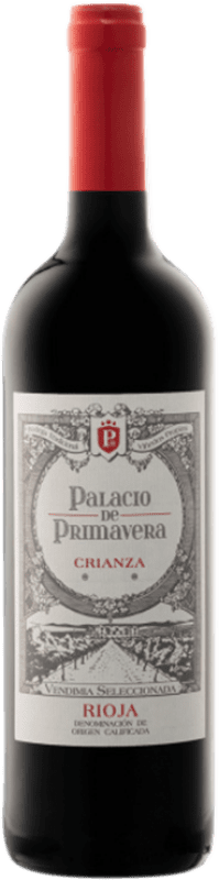 8,95 € Kostenloser Versand | Rotwein Burgo Viejo Palacio de Primavera Alterung D.O.Ca. Rioja La Rioja Spanien Tempranillo Flasche 75 cl