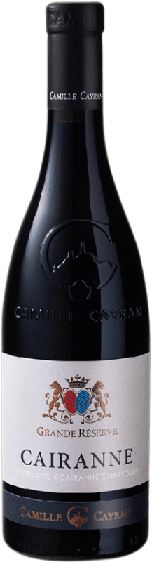 12,95 € Free Shipping | Red wine Cave de Cairanne Camille Cayran Grand Reserve Provence France Syrah, Grenache, Mourvèdre Bottle 75 cl