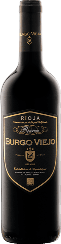 14,95 € Kostenloser Versand | Rotwein Burgo Viejo Finca Vidales Reserve D.O.Ca. Rioja La Rioja Spanien Tempranillo Flasche 75 cl