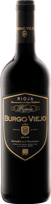 10,95 € Envoi gratuit | Vin Rouge Burgo Viejo Finca Vidales Réserve D.O.Ca. Rioja La Rioja Espagne Tempranillo 75 cl