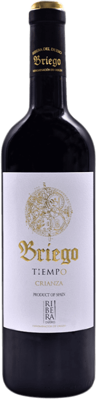 16,95 € Free Shipping | Red wine Briego Tiempo Aged D.O. Ribera del Duero Castilla y León Spain Tempranillo Bottle 75 cl