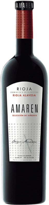 14,95 € 送料無料 | 赤ワイン Amaren Selección de Viñedos D.O.Ca. Rioja バスク国 スペイン Tempranillo, Grenache ボトル 75 cl