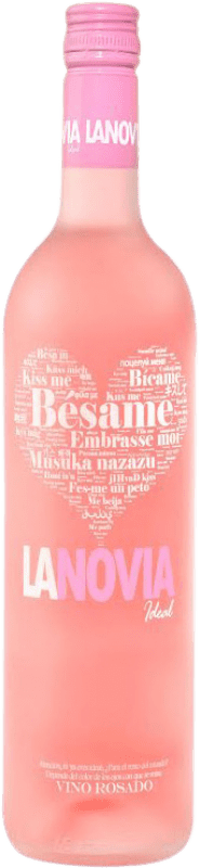 6,95 € Free Shipping | Rosé wine Vitivinícola del Mediterráneo La Novia Ideal D.O. Valencia Valencian Community Spain Bobal Bottle 75 cl
