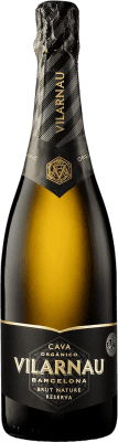 18,95 € 免费送货 | 白起泡酒 Vilarnau Vintage Brut Nature 预订 D.O. Cava 加泰罗尼亚 西班牙 Macabeo, Chardonnay, Parellada 瓶子 75 cl