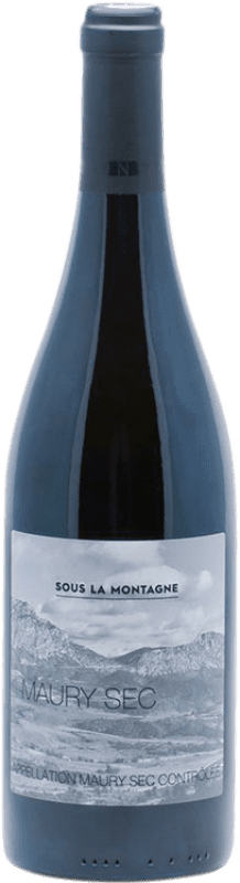 17,95 € Spedizione Gratuita | Vino rosso Jeff Carrel Sous La Montagne Sec A.O.C. Maury Linguadoca-Rossiglione Francia Grenache, Monastrell Bottiglia 75 cl