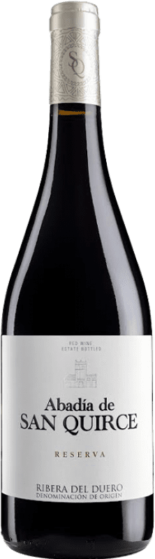 47,95 € 免费送货 | 红酒 Bodegas Imperiales Abadía de San Quirce 预订 D.O. Ribera del Duero 卡斯蒂利亚莱昂 西班牙 Tempranillo 瓶子 75 cl