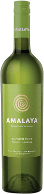 8,95 € Kostenloser Versand | Weißwein Amalaya Blanco de Corte Argentinien Torrontés, Riesling Flasche 75 cl
