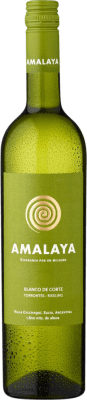 14,95 € Kostenloser Versand | Weißwein Amalaya De Corte Argentinien Torrontés, Riesling 75 cl