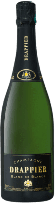 45,95 € 送料無料 | 白スパークリングワイン Drappier Blanc de Blancs Signature A.O.C. Champagne シャンパン フランス Chardonnay, Pinot White ボトル 75 cl