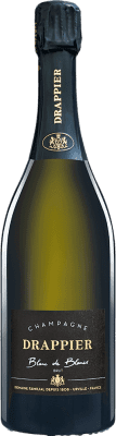 64,95 € Бесплатная доставка | Белое игристое вино Drappier Blanc de Blancs, Signature — Сигнатур A.O.C. Champagne шампанское Франция Chardonnay — Шардоне, Pinot Blanc — Пино Блан 75 cl