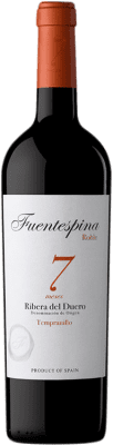 9,95 € 免费送货 | 红酒 Avelino Vegas Fuentespina 7 meses 橡木 D.O. Ribera del Duero 卡斯蒂利亚莱昂 西班牙 Tempranillo 瓶子 75 cl