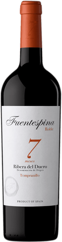 9,95 € Free Shipping | Red wine Avelino Vegas Fuentespina 7 meses Oak D.O. Ribera del Duero Castilla y León Spain Tempranillo Bottle 75 cl