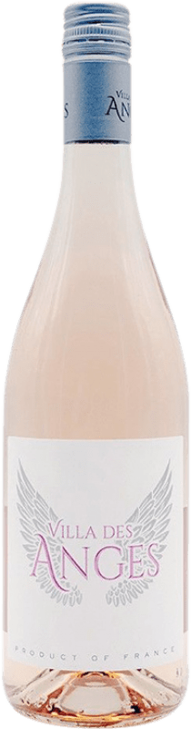 7,95 € Envío gratis | Vino rosado Jeff Carrel Villa des Anges Rosé I.G.P. Vin de Pays de l'Hérault Languedoc-Roussillon Francia Cinsault Botella 75 cl