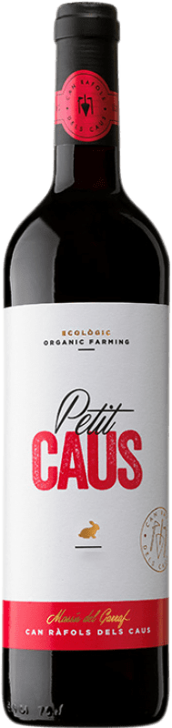 13,95 € Free Shipping | Red Wine Can Ràfols Petit Caus D.O. Penedès Catalonia Spain Tempranillo, Merlot, Garnacha — Grenache, Pinot Noir Bottle 75 cl