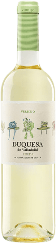 58,95 € Envio grátis | Vinho branco Lan Duquesa de Valladolid D.O. Rueda Castela e Leão Espanha Verdejo Garrafa 75 cl
