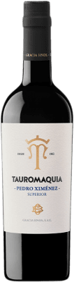 33,95 € Spedizione Gratuita | Vino Dolce Hermanos Gracia Tauromaquia Superiore D.O. Montilla-Moriles Andalusia Spagna Pedro Ximénez Bottiglia Medium 50 cl