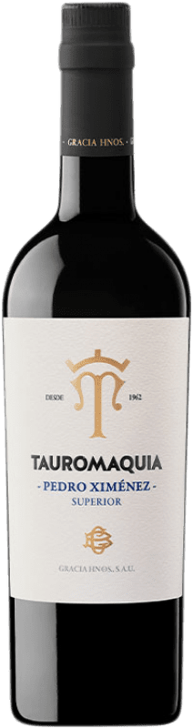 33,95 € Kostenloser Versand | Süßer Wein Hermanos Gracia Tauromaquia Superior D.O. Montilla-Moriles Andalusien Spanien Pedro Ximénez Medium Flasche 50 cl