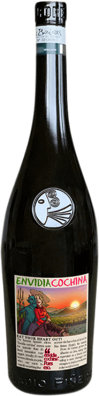 25,95 € 免费送货 | 白酒 Eladio Piñeiro Envidiacochina Téte Cuvée D.O. Rías Baixas 加利西亚 西班牙 Albariño 瓶子 75 cl