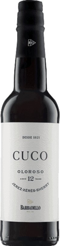 21,95 € Free Shipping | Fortified Wine Barbadillo Cuco Seco — Dry Oloroso D.O. Jerez-Xérès-Sherry Andalusia Spain Palomino Fino 12 Years Half Bottle 37 cl