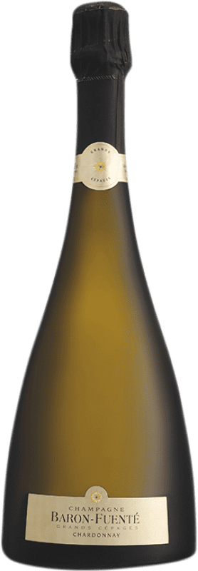 44,95 € 免费送货 | 白起泡酒 Baron-Fuenté Grandes Cépages A.O.C. Champagne 香槟酒 法国 Chardonnay 瓶子 75 cl