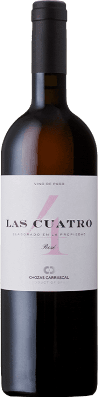 16,95 € Kostenloser Versand | Roséwein Chozas Carrascal Las Cuatro Valencianische Gemeinschaft Spanien Tempranillo, Merlot, Syrah, Garnacha — Grenache 75 cl