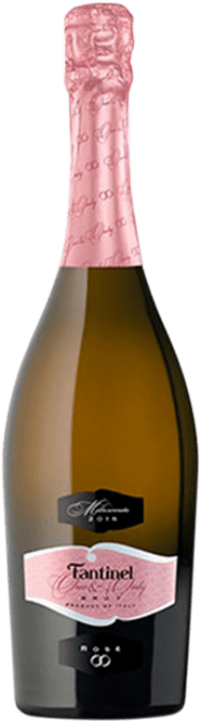 13,95 € Kostenloser Versand | Rosé Sekt Fantinel Millesimato Rose D.O.C. Friuli Friaul-Julisch Venetien Italien Spätburgunder, Chardonnay Flasche 75 cl