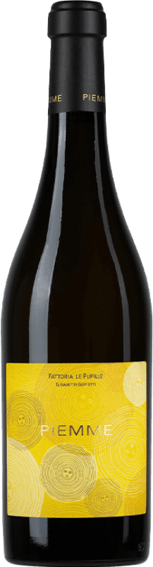108,95 € Free Shipping | White wine Le Pupille Piemme I.G.T. Toscana Tuscany Italy Petit Manseng Bottle 75 cl